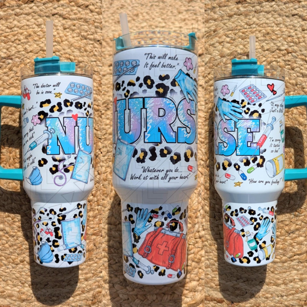 40oz Nurse Cheetah