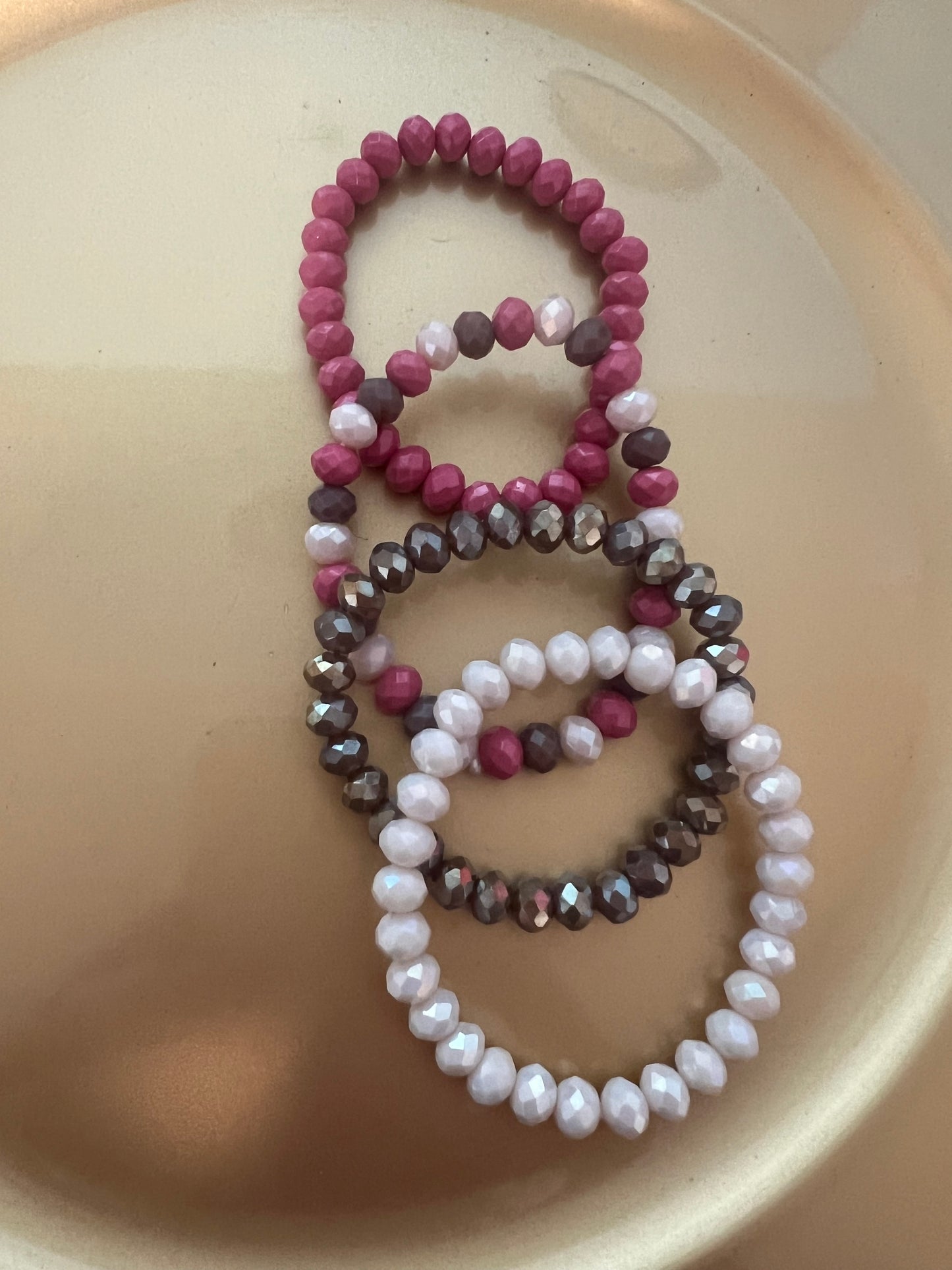 Stack of bracelets