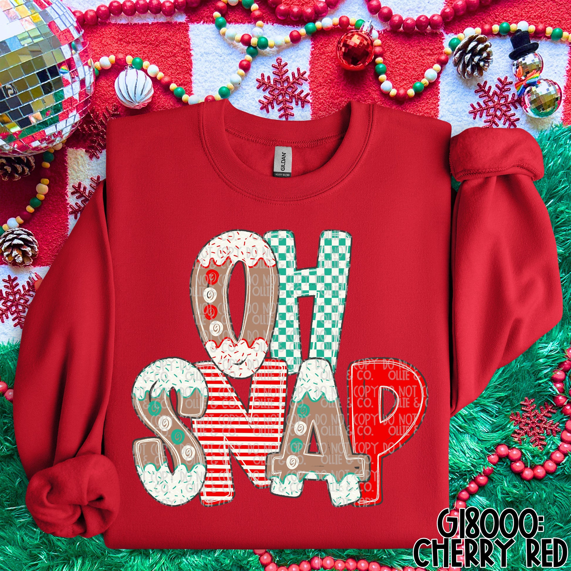 OH SNAP gingerbread sweatshirt