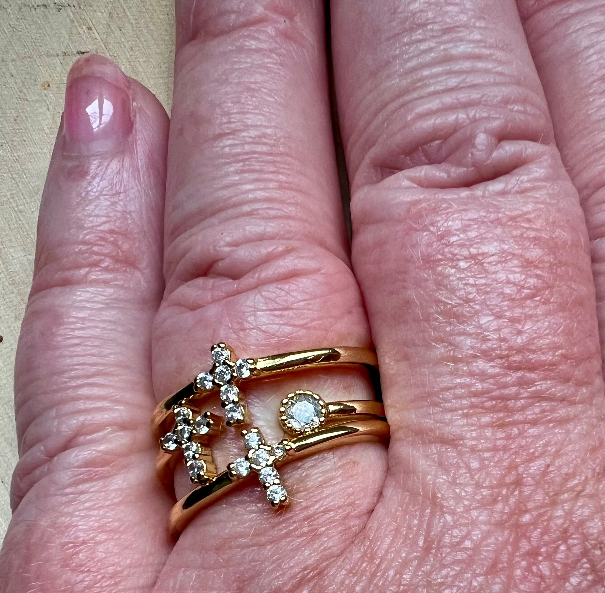 ERIMISH ADJUSTABLE gold Rings