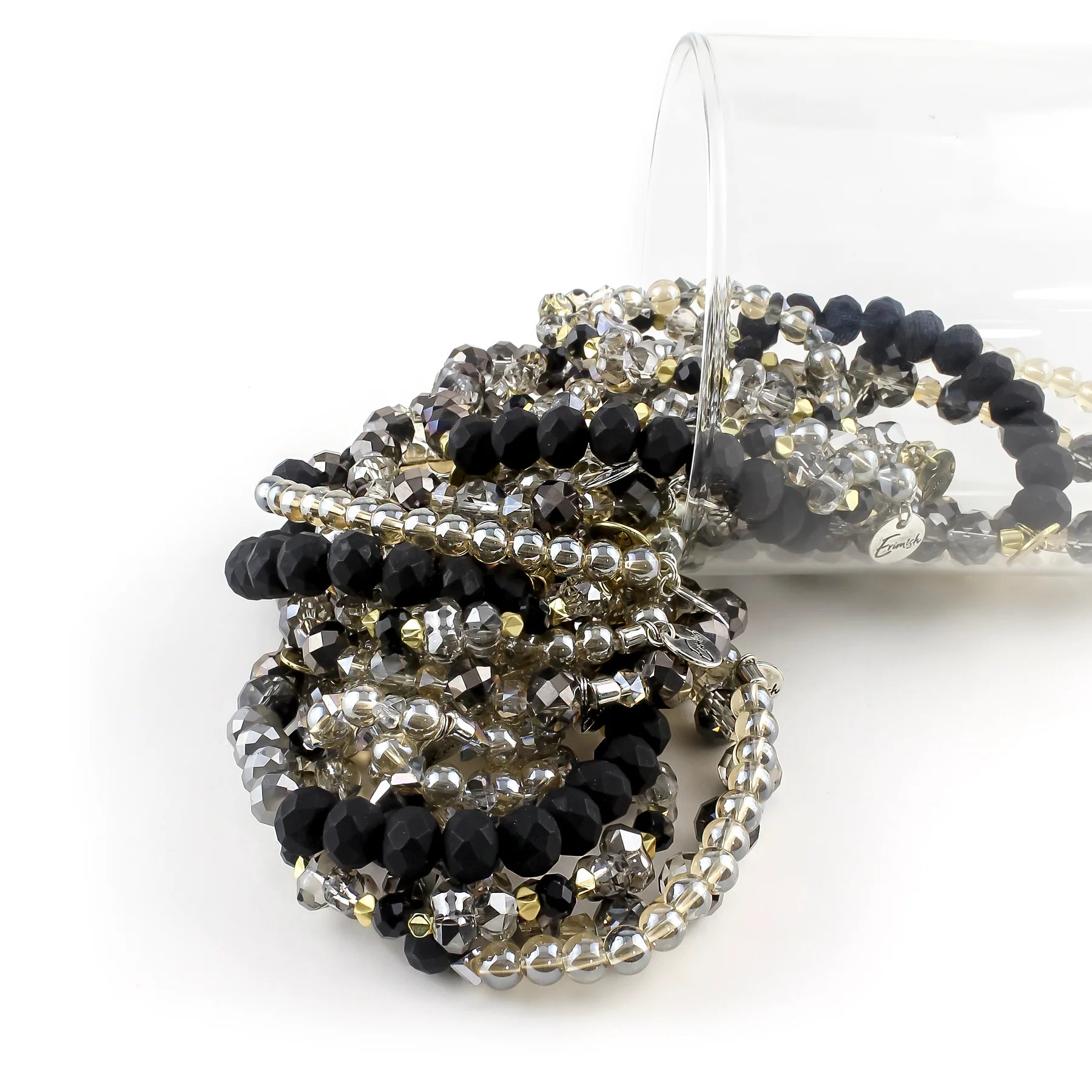 Erimish:  Rush Jar Set - stack of 5 bracelets