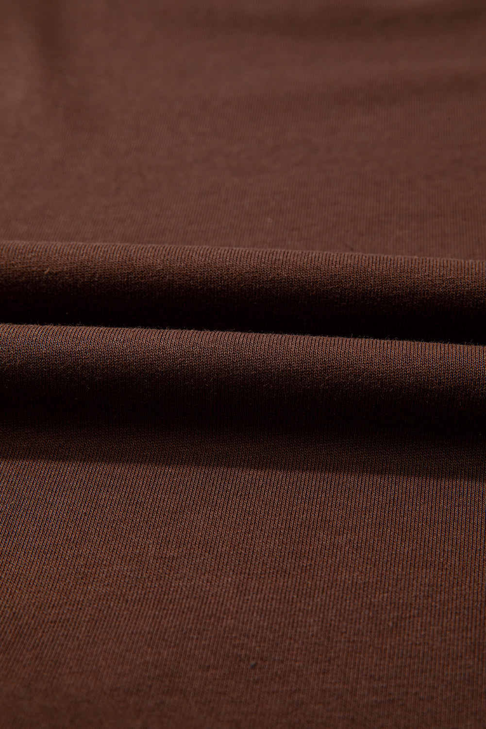 Coffee Varsity Striped Detail Drop Shoulder Oversized Sweatshirt