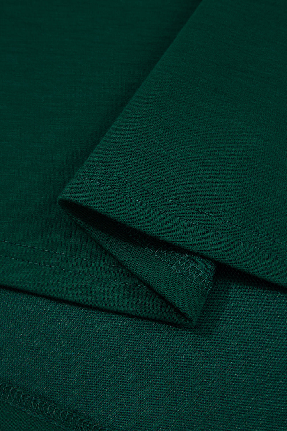 Burgundy Solid Color Ruched Detail Long Sleeve Midi Dress