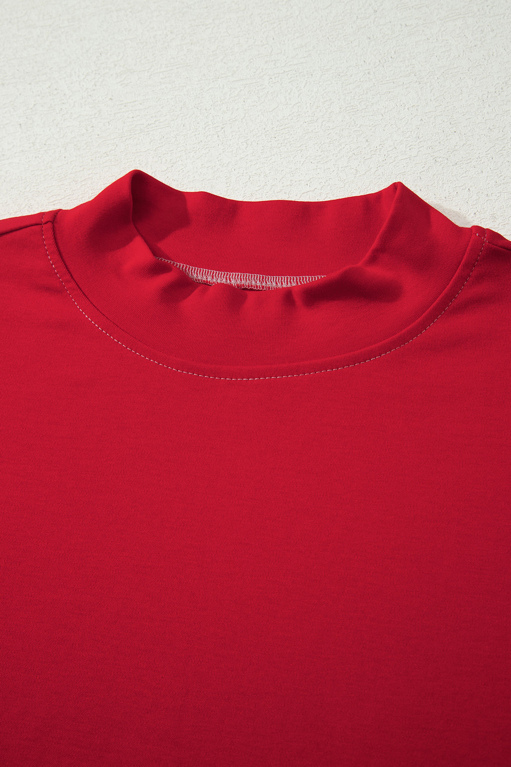 Light Grey Reversible Contrast-Stitched T-Shirt