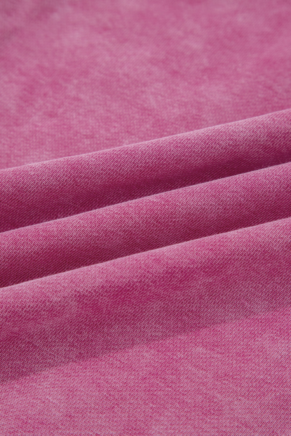 Rose Red Lace Patchwork Detail Notched Neck Mineral Wash Baggy Sweatshirt