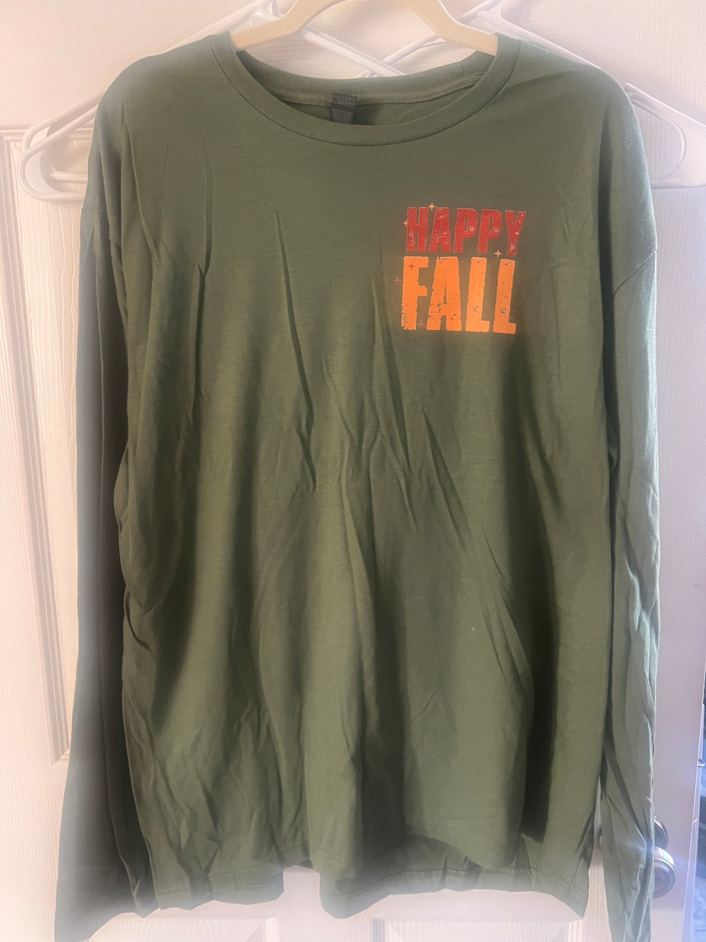 Fall two sided long sleeve shirt