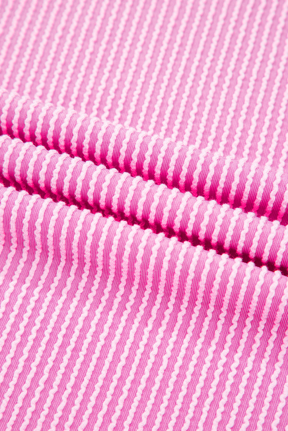 Bonbon Plus Size Color Block Corded Knit Tee and Shorts Set