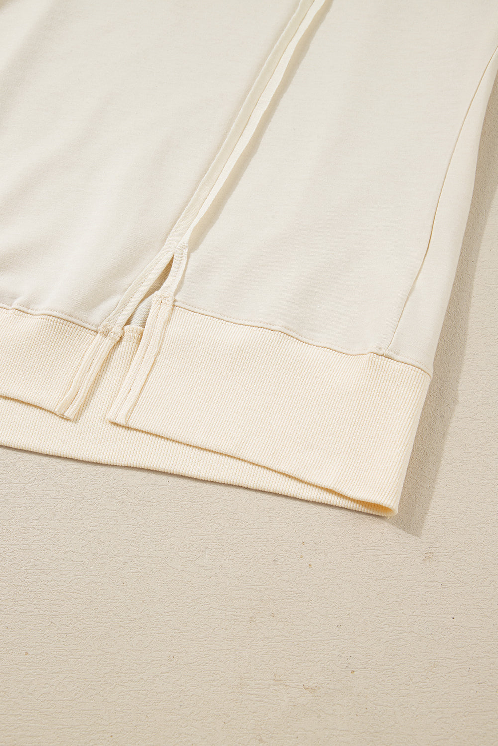 Beige Plus Size Multicolor Plaid Patchwork Sleeve Pullover Top