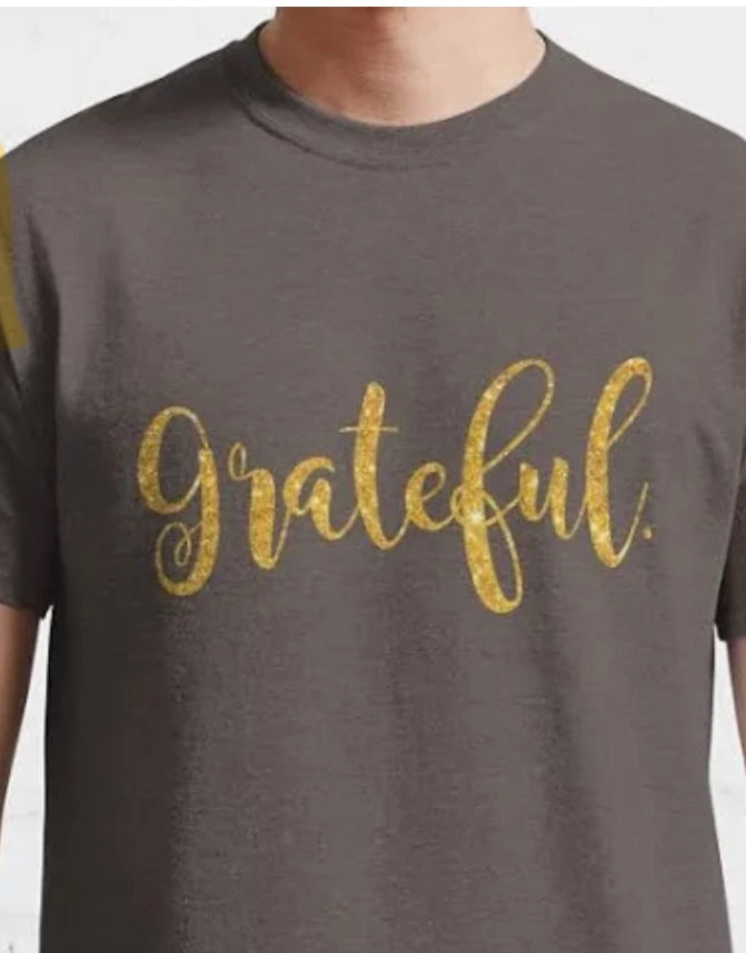 Gold grateful Graphic Tee