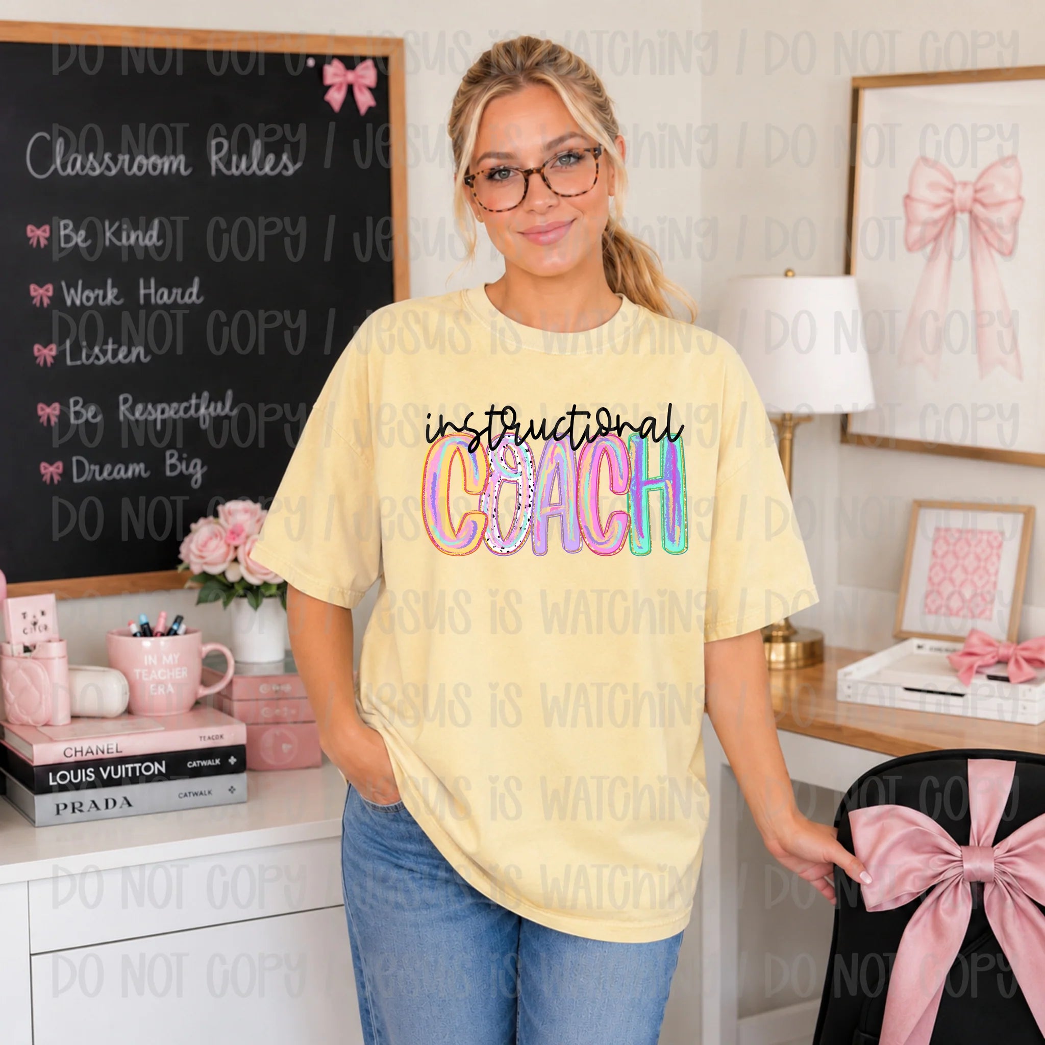 Instructional Coach (or any other education title)  graphic tee