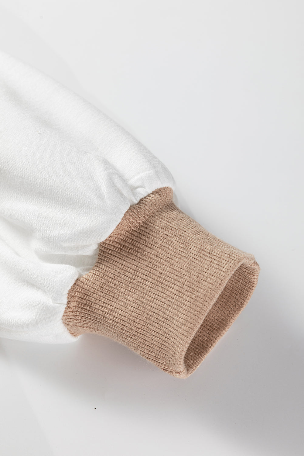 Green Stripe Colorblock Patchwork Contrast Stitching Oversize Sweatshirt