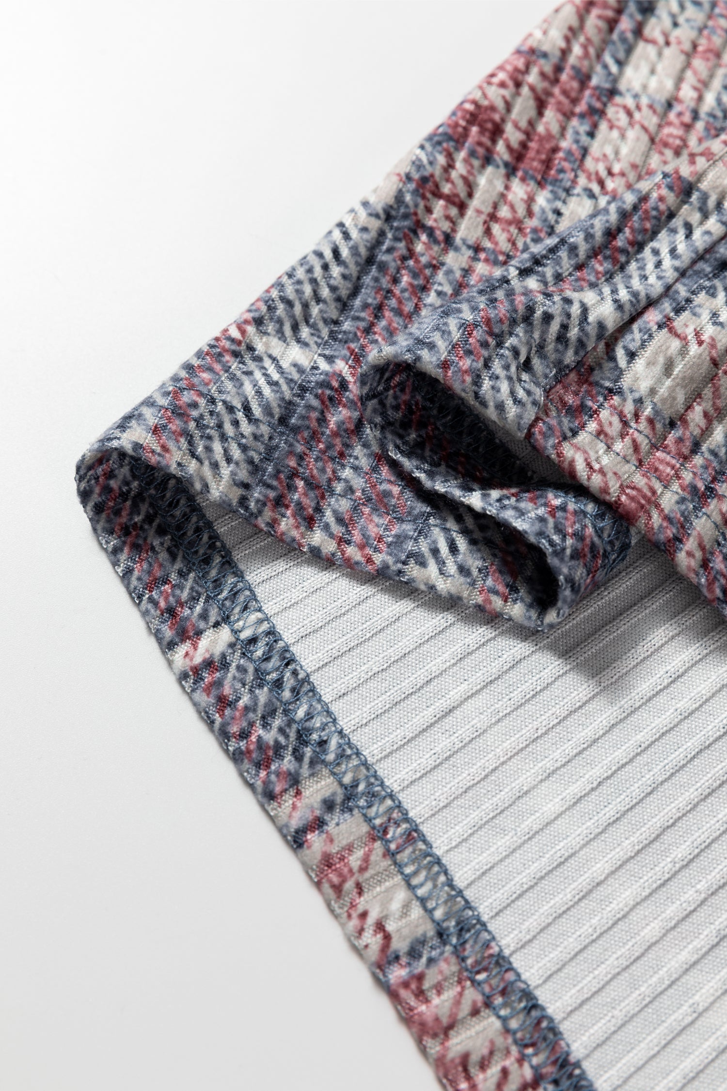 Multicolour Plaid Textured Chest Pocket Vintage Shirt