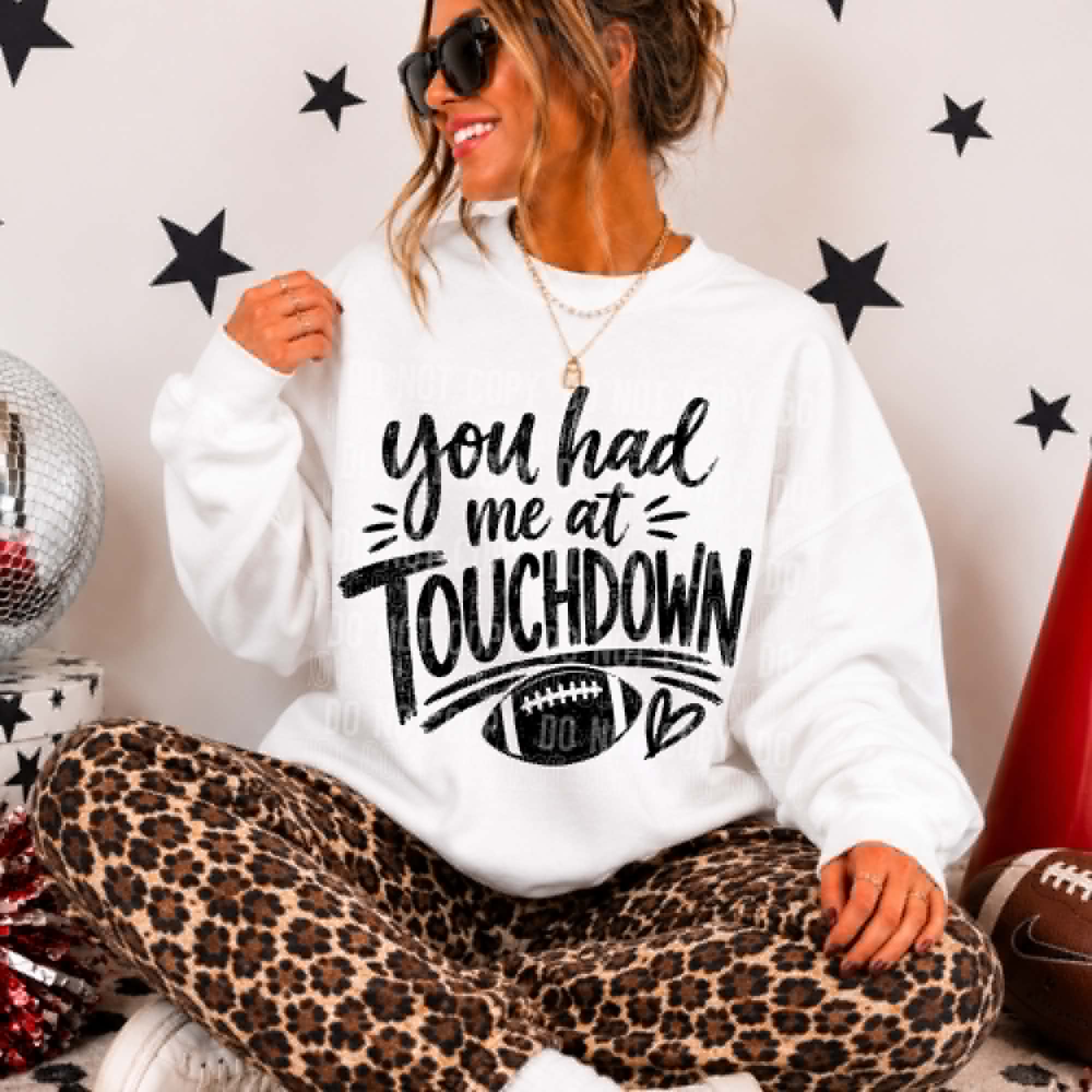 You had me at TOUCHDOWN graphic tee