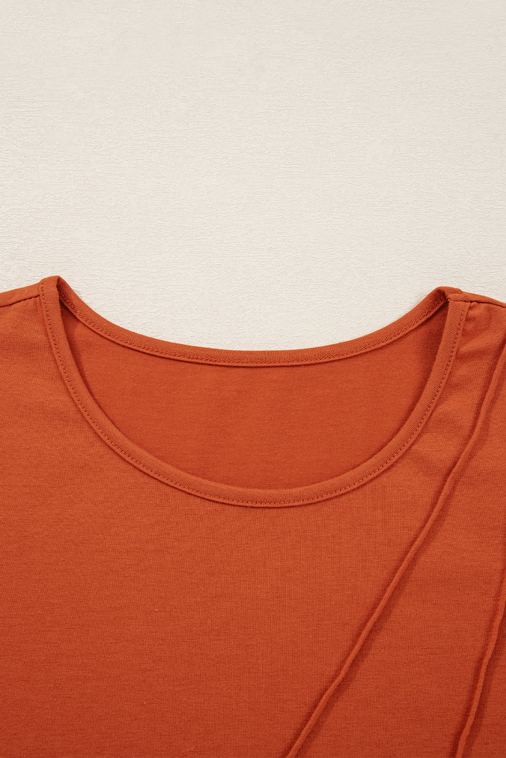Blackish Green Asymmetric Seam Detail Solid Color Long Sleeve Top