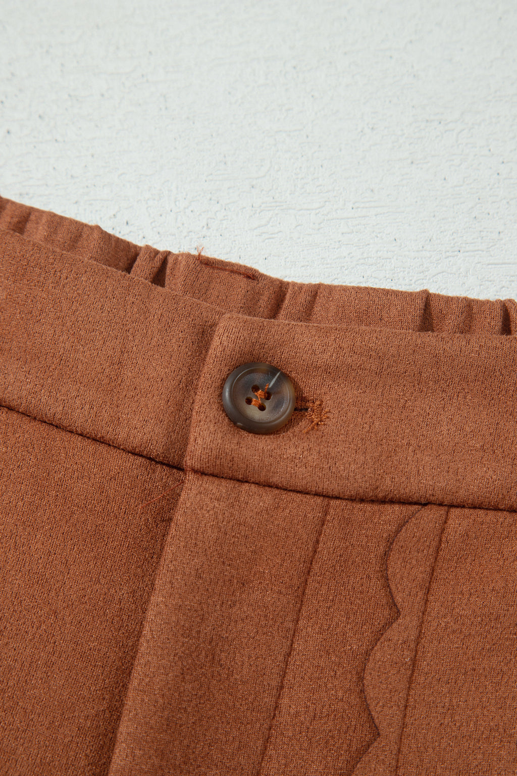 Thai Curry Scalloped Edge Pocket Full-Length Pant