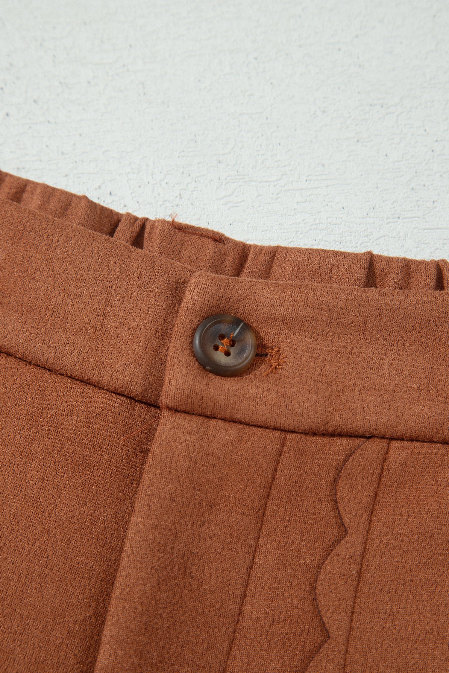 Thai Curry Scalloped Edge Pocket Full-Length Pant