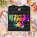 Instructional Coach rainbow (personalize it)  graphic tee