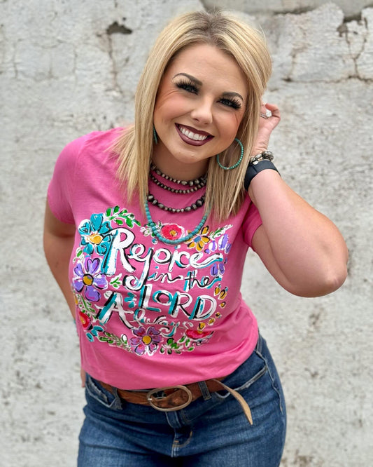 Rejoice in the Lord graphic tee by Texas True Threads