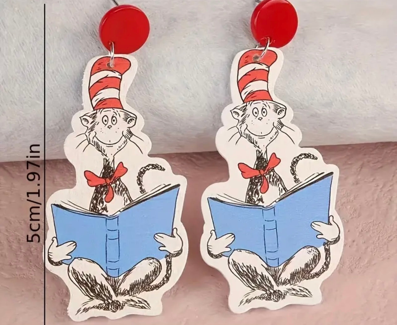 Dr. Seuss earrings