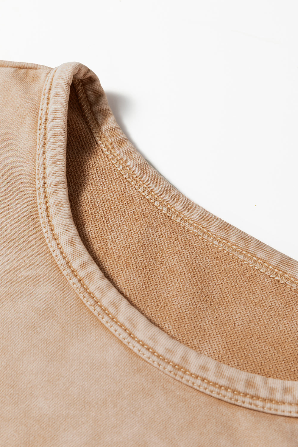 Bright Pink Mineral Wash Big Bow Patchwork Pullover Sweatshirt