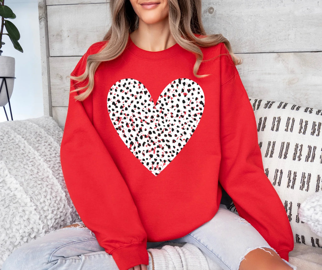Dalmatian heart Graphic Tee