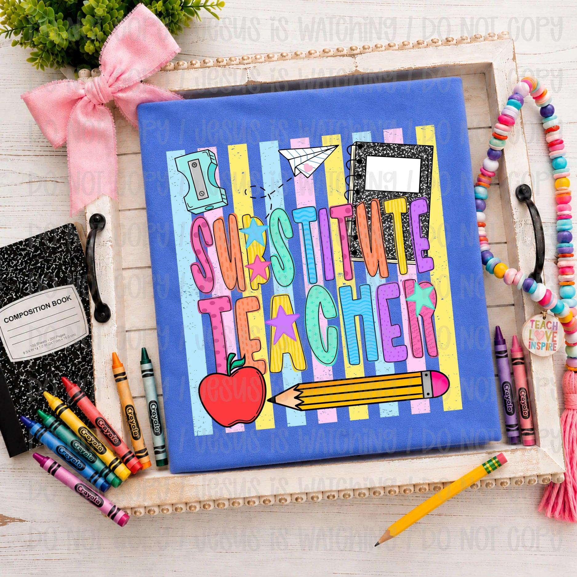 Substitute Teacher (personalize with your occupation) graphic tee