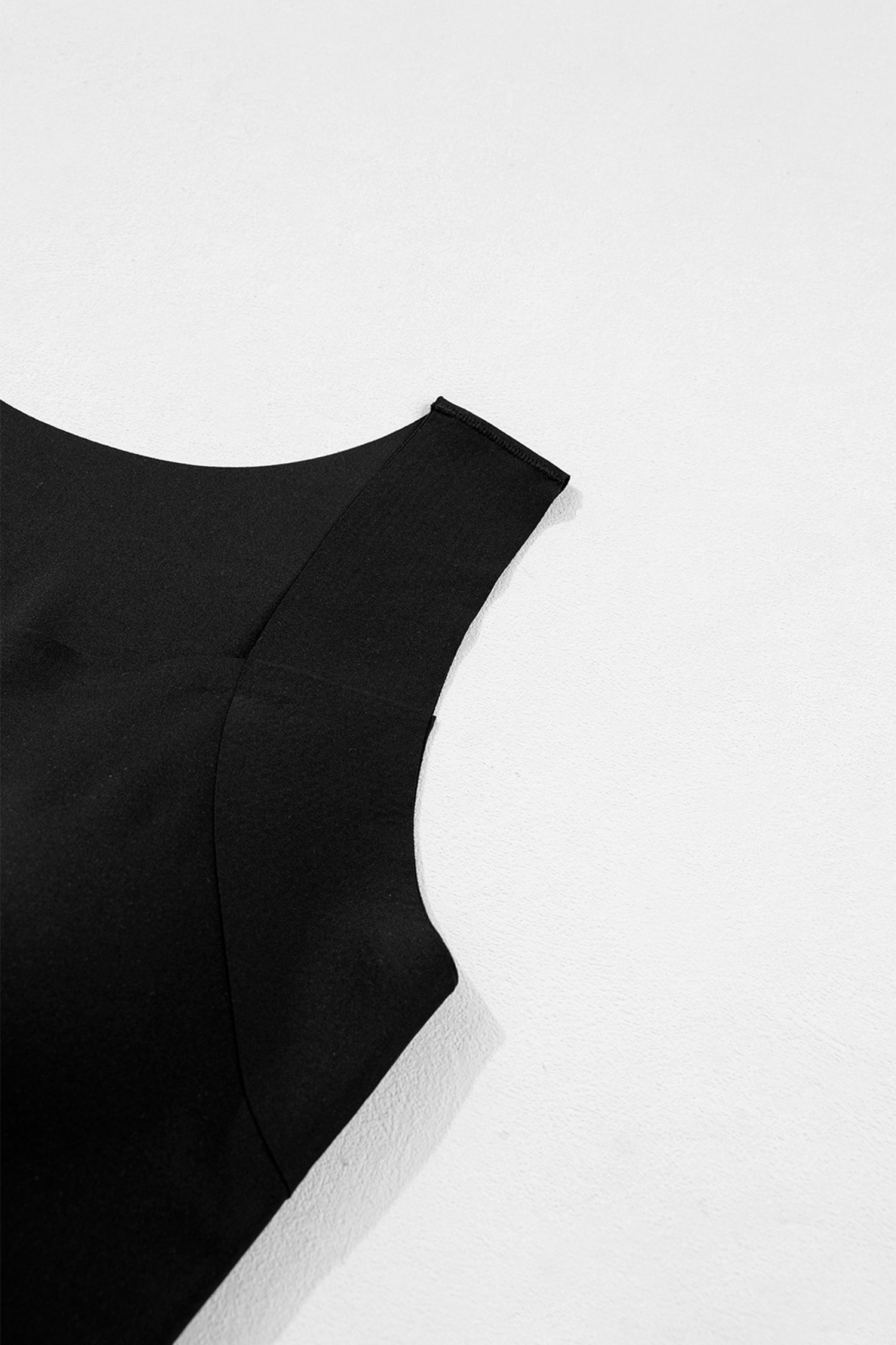 Oatmeal Solid Color Wide Strap Splicing Athleisure Tank Top