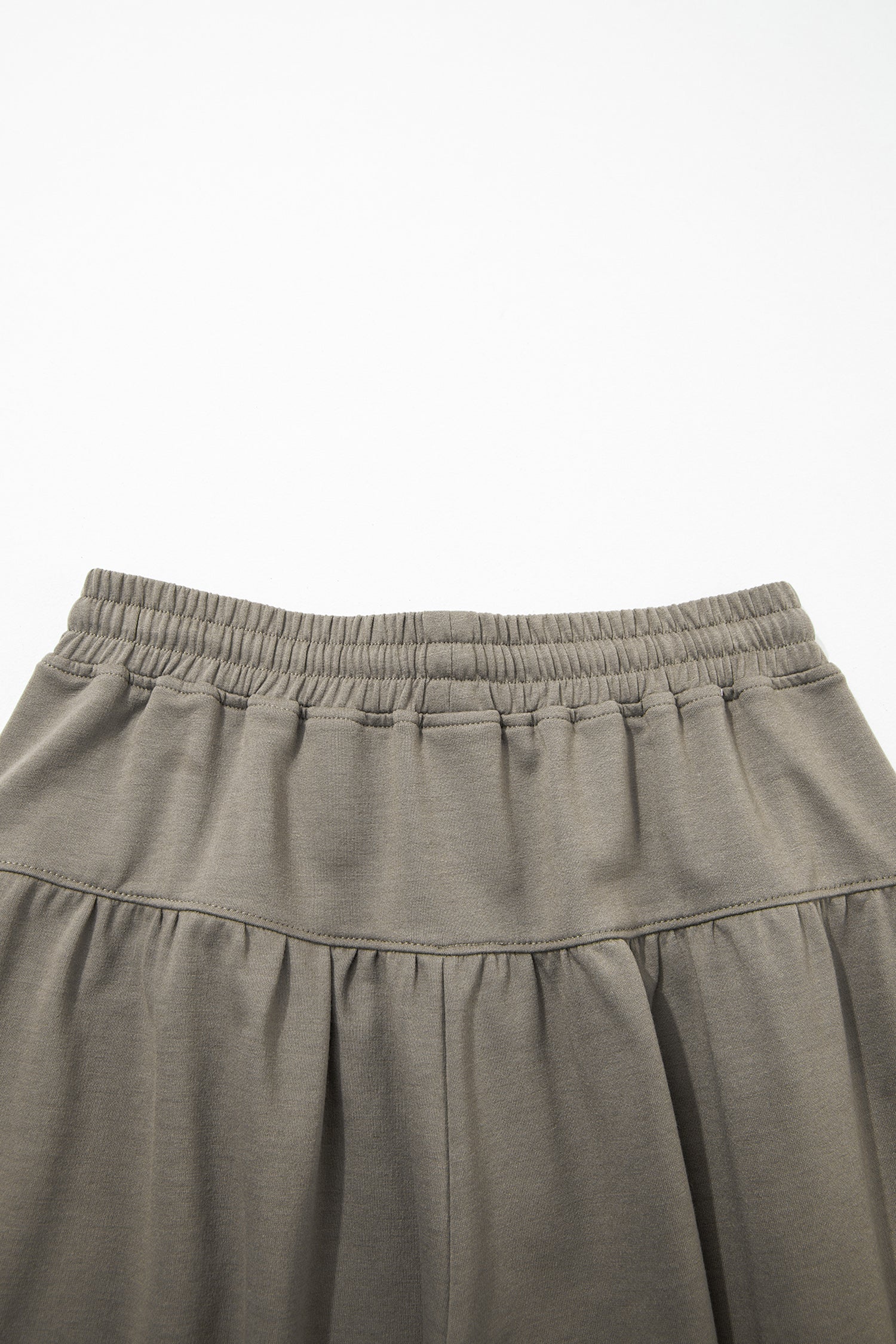 Seagrass Elastic Waist Drawstring Wide Leg Full Length Pants