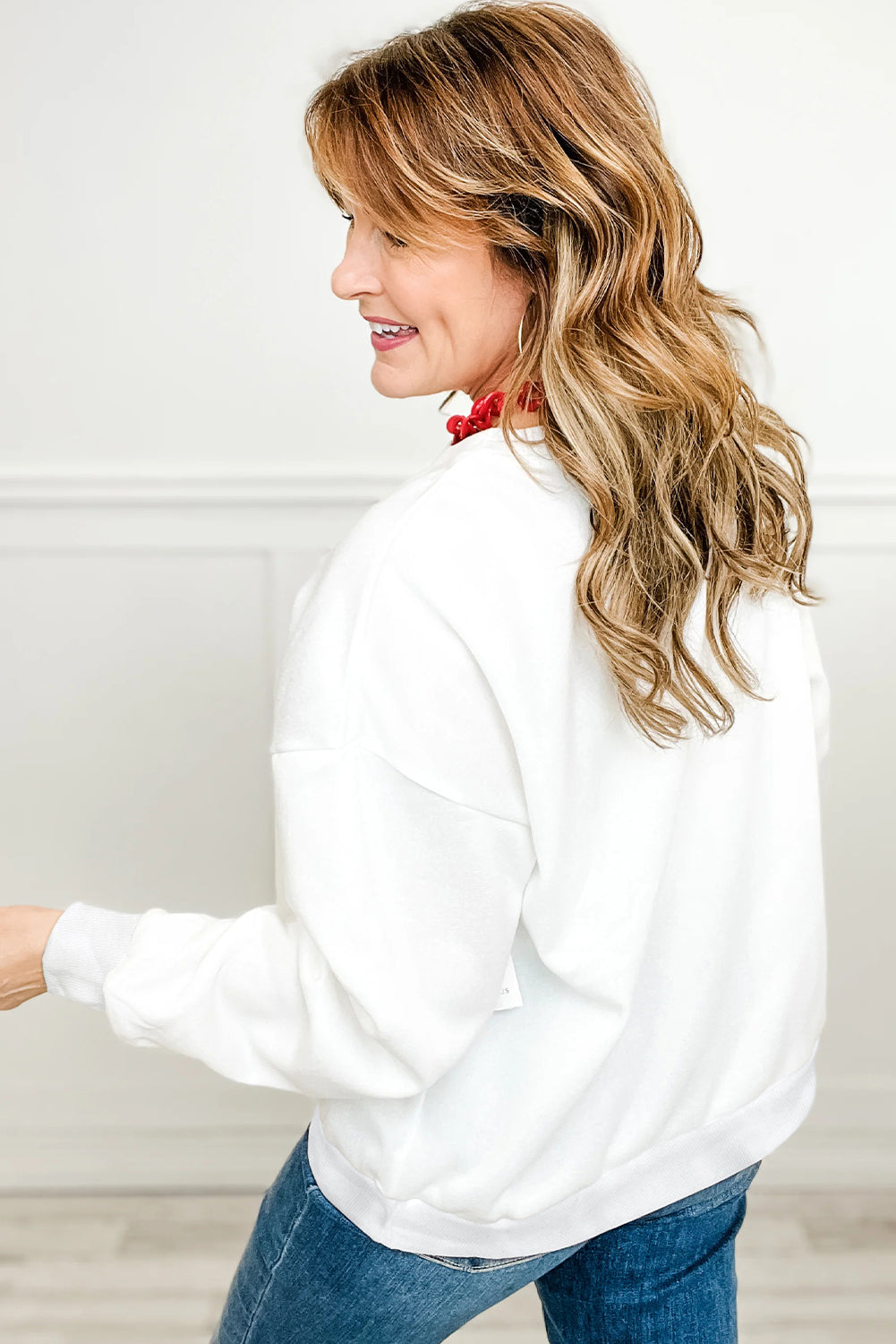 Sea Green Plaid MERRY Christmas Vacation Sweatshirt