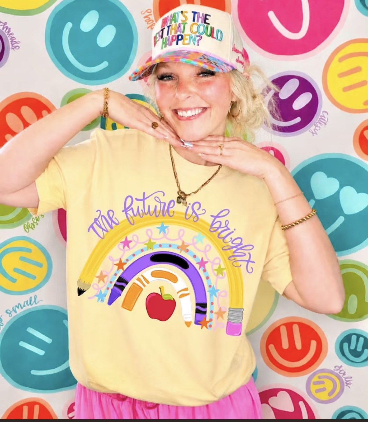 The Future is Bright graphic tee