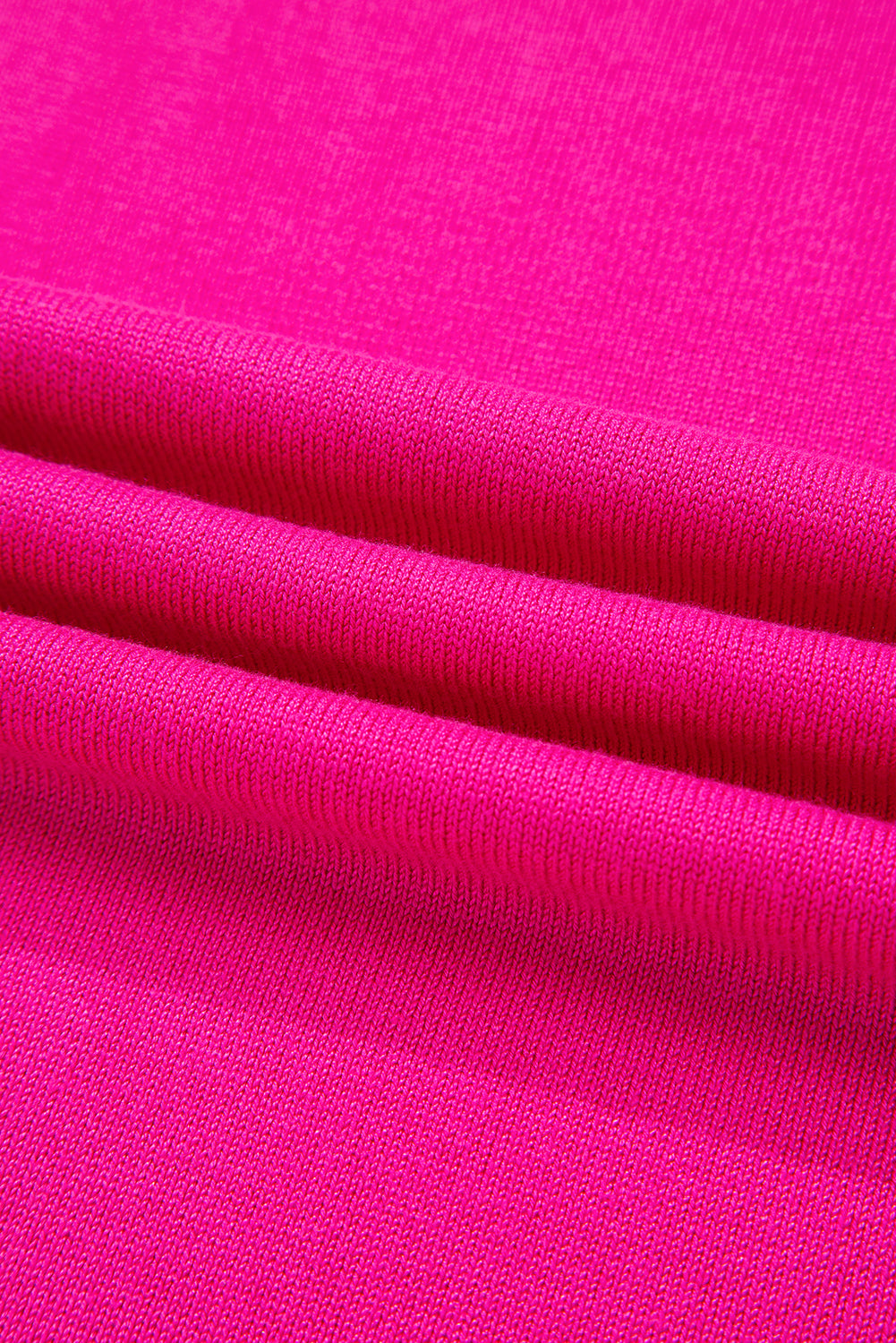 Green Contrast Trim Round Neck Short Sleeve Loose Knit Sweater