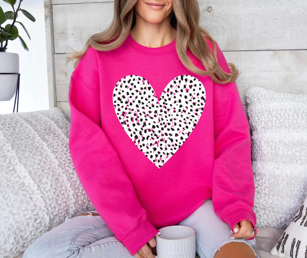 Dalmatian heart Graphic Tee