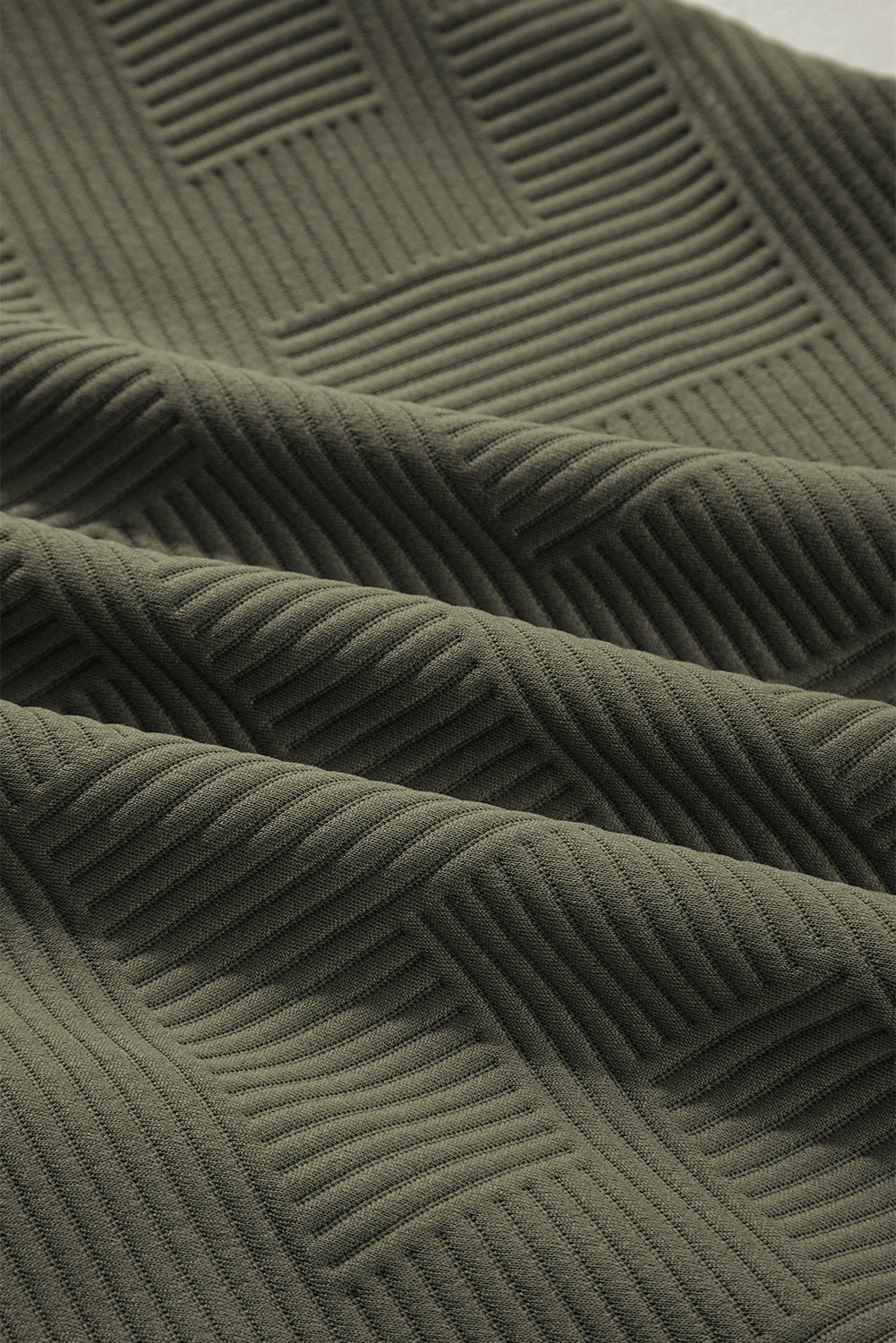 Desert Gold Quarter Zip Collar Bracelet Sleeve Textured Mini Dress