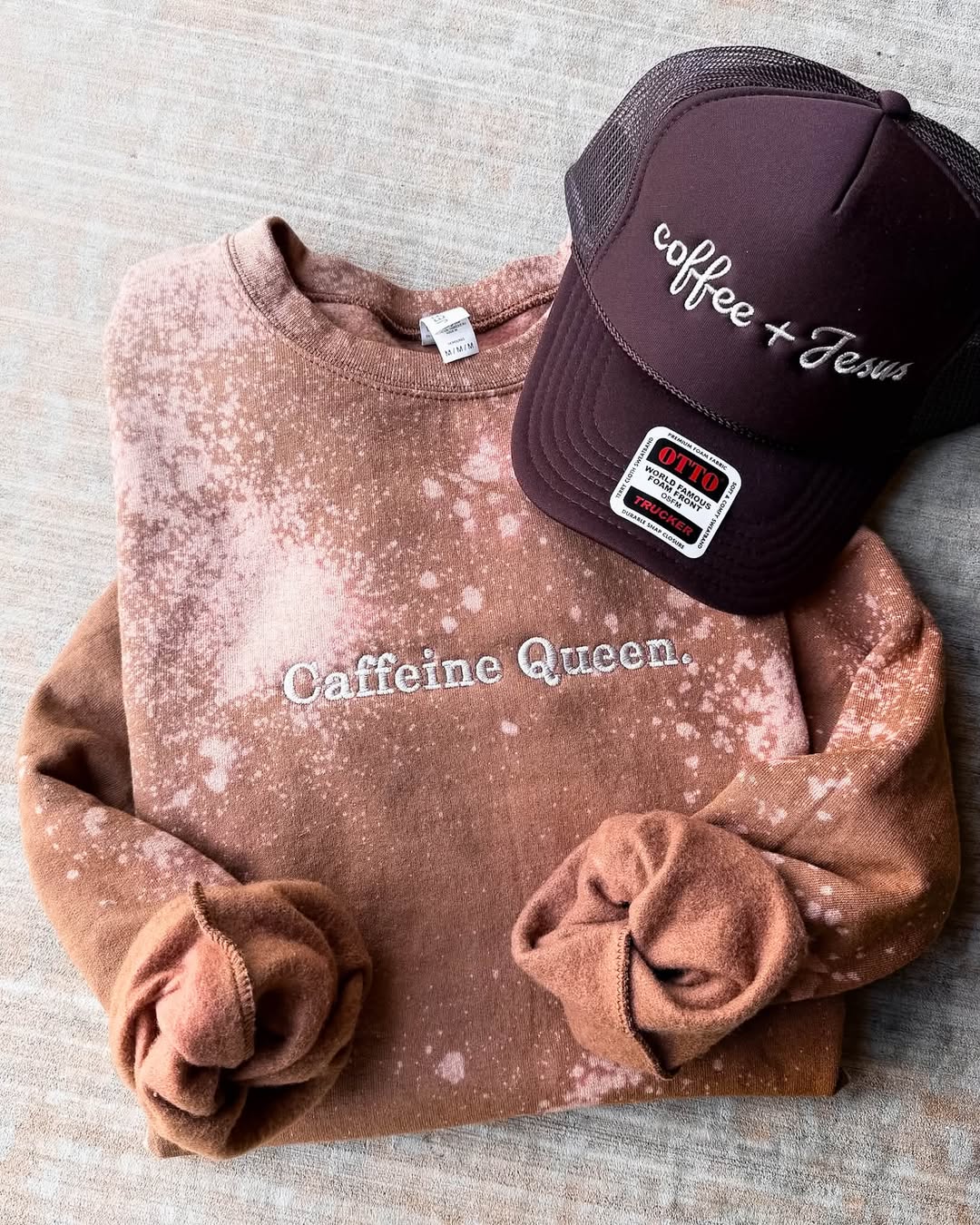 Caffeine Queen graphic sweatshirt
