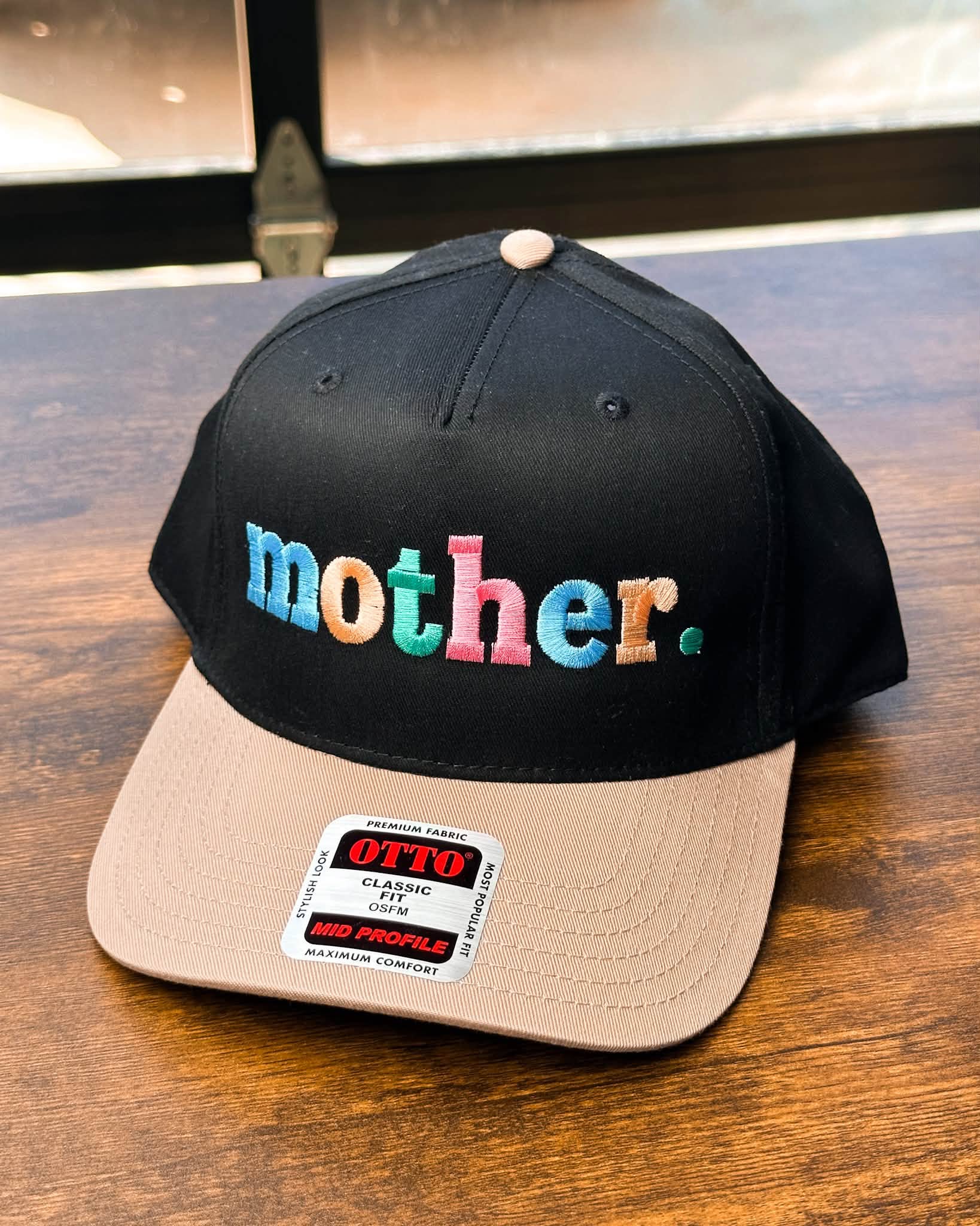 Mother colorful hat