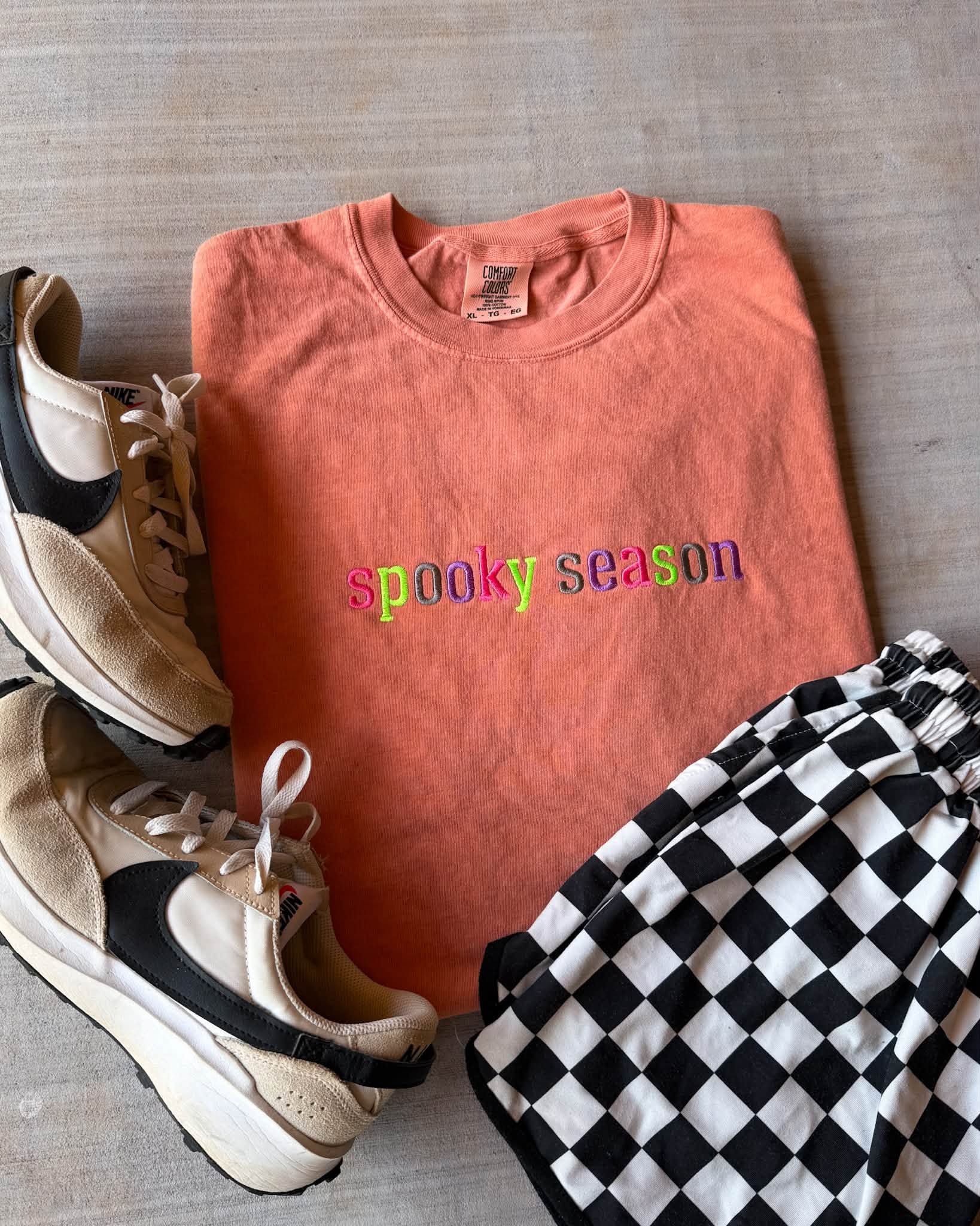 Spooky Season (orange) graphic tee