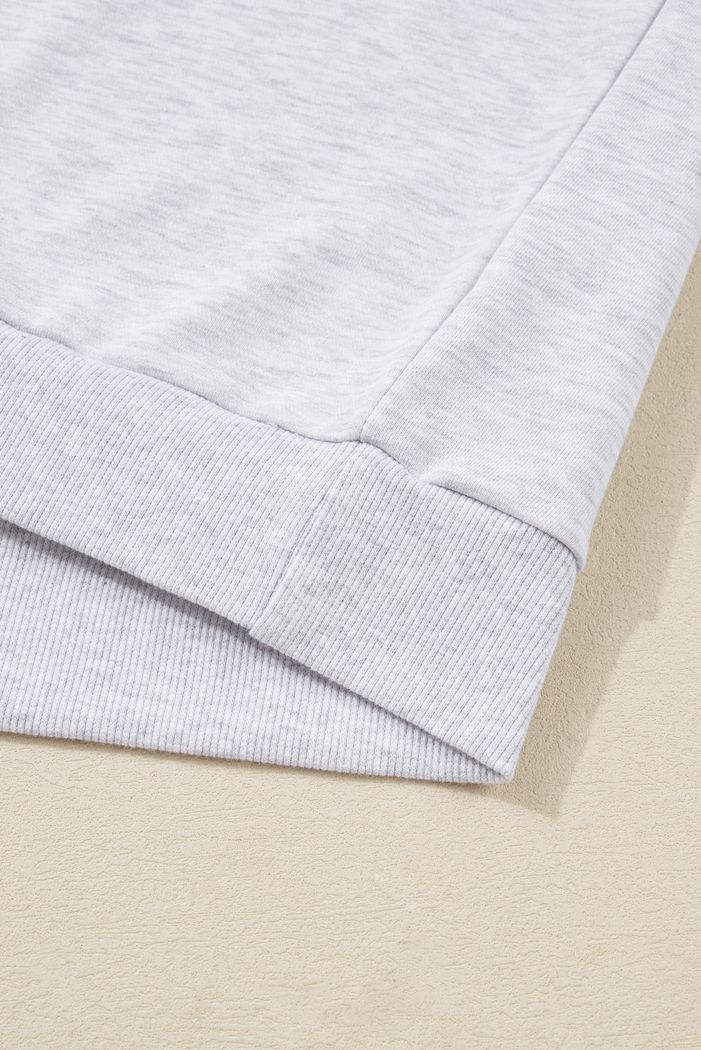 Light Grey Girly Bow Embroidered Puff Sleeve Pullover Loose Shorts Plus 2pcs Outfit