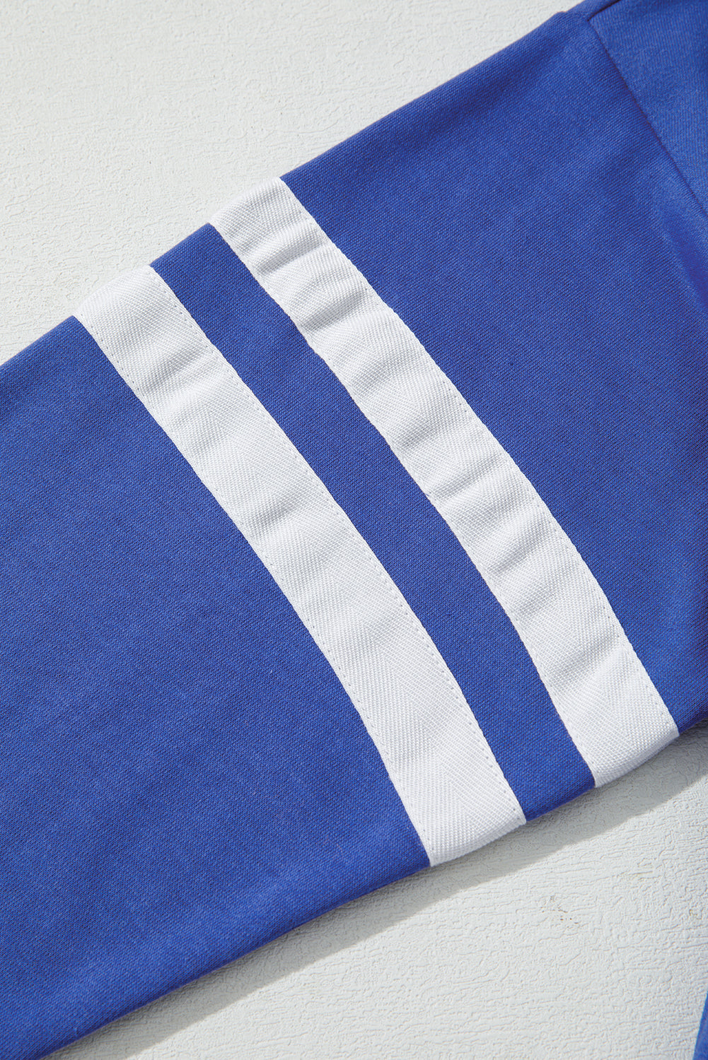 Evergreen Varsity Striped Detail Drop Shoulder Oversized Sweatshirt