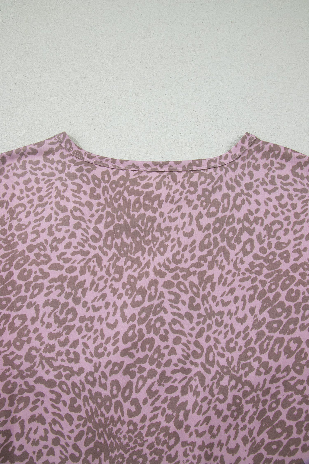 Khaki Leopard Retro Studded Star Patch Loose Tee