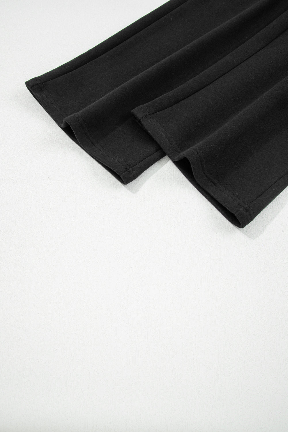 Coffee Fleece Lined Leopard Drawstring Elastic Waist Solid Pants