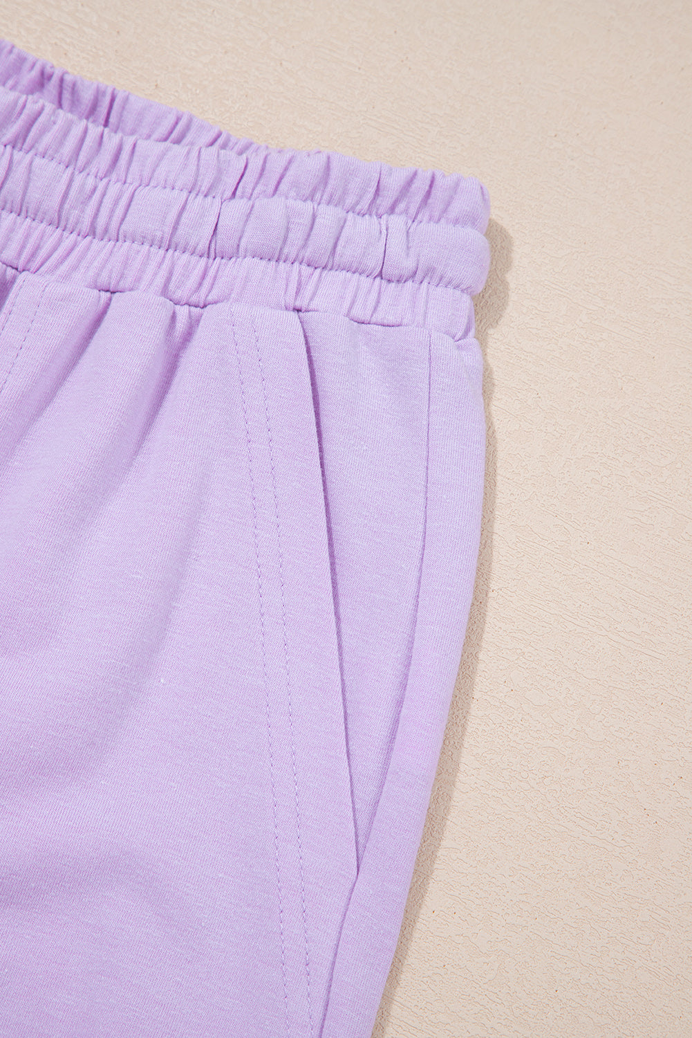 Orchid Petal Mineral Wash Casual Round Neck Tank and Straight Loose Drawstring Pants Set