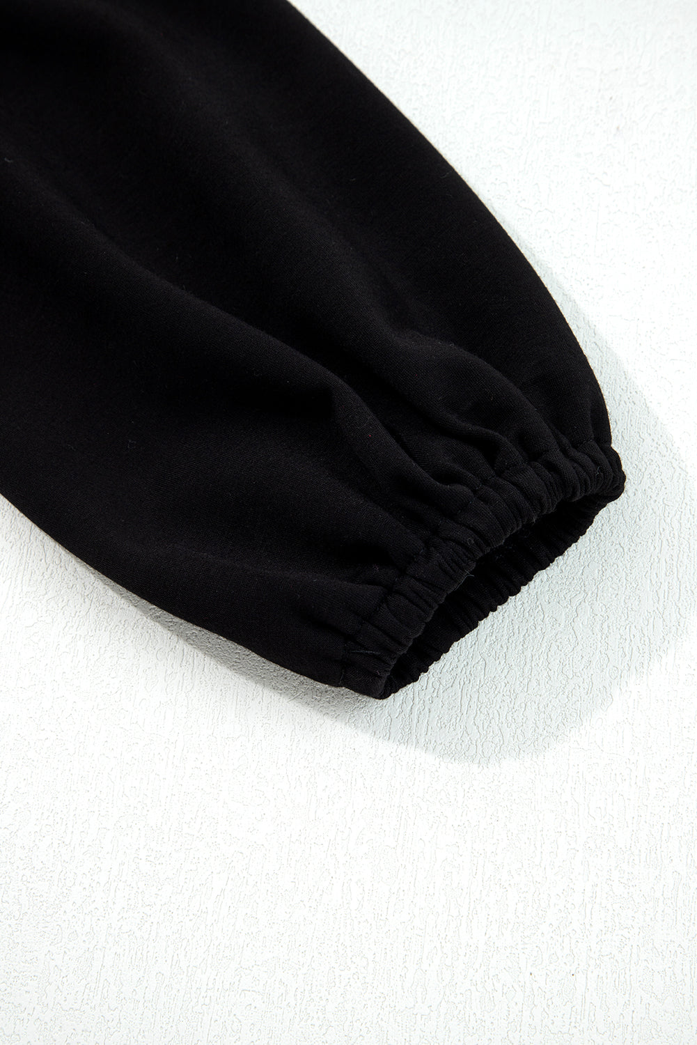 Burgundy Solid Color Ruched Detail Long Sleeve Midi Dress