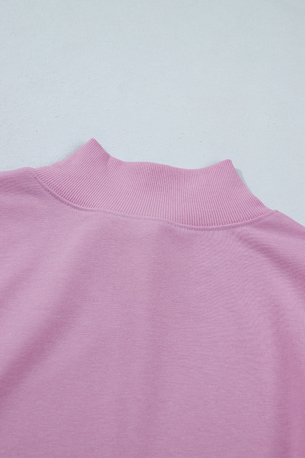 Myosotis Solid Color High Neck Cap Sleeve Loose Top