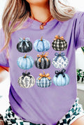 Pumpkin purple graphic tee