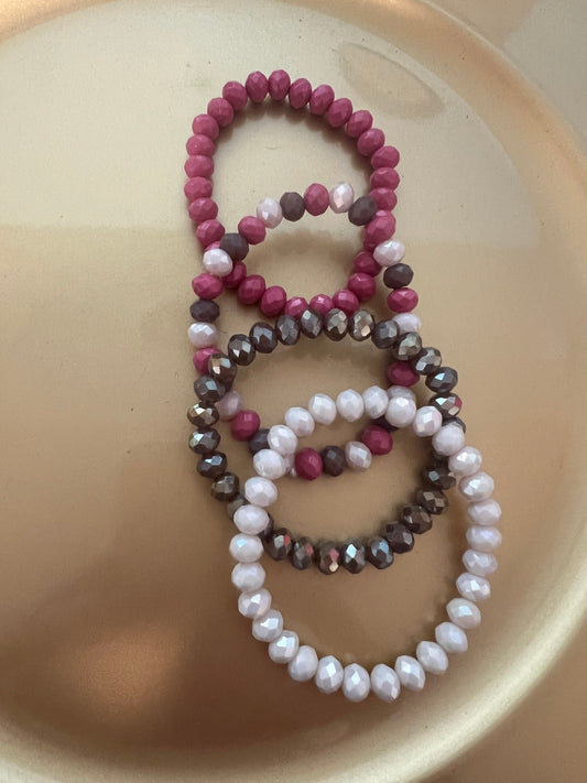 Stack of bracelets