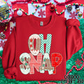 OH SNAP gingerbread sweatshirt