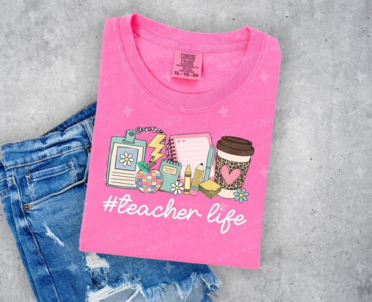 Teacher Life graphic tee