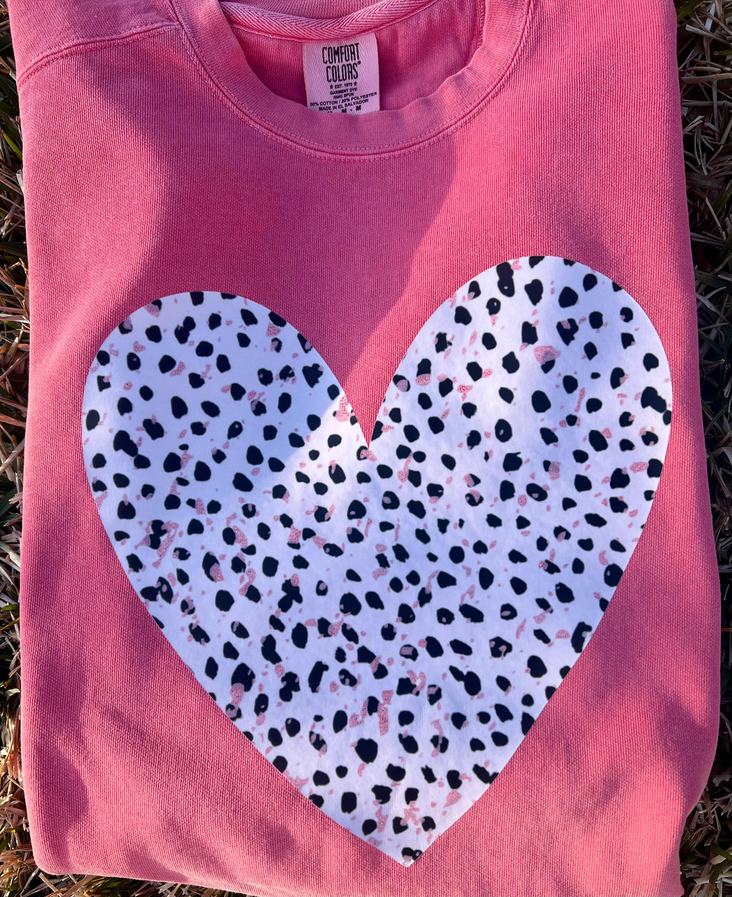 Dalmatian heart Graphic Tee