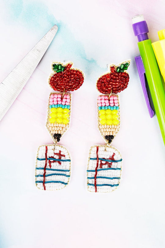 Teacher seeded earrings