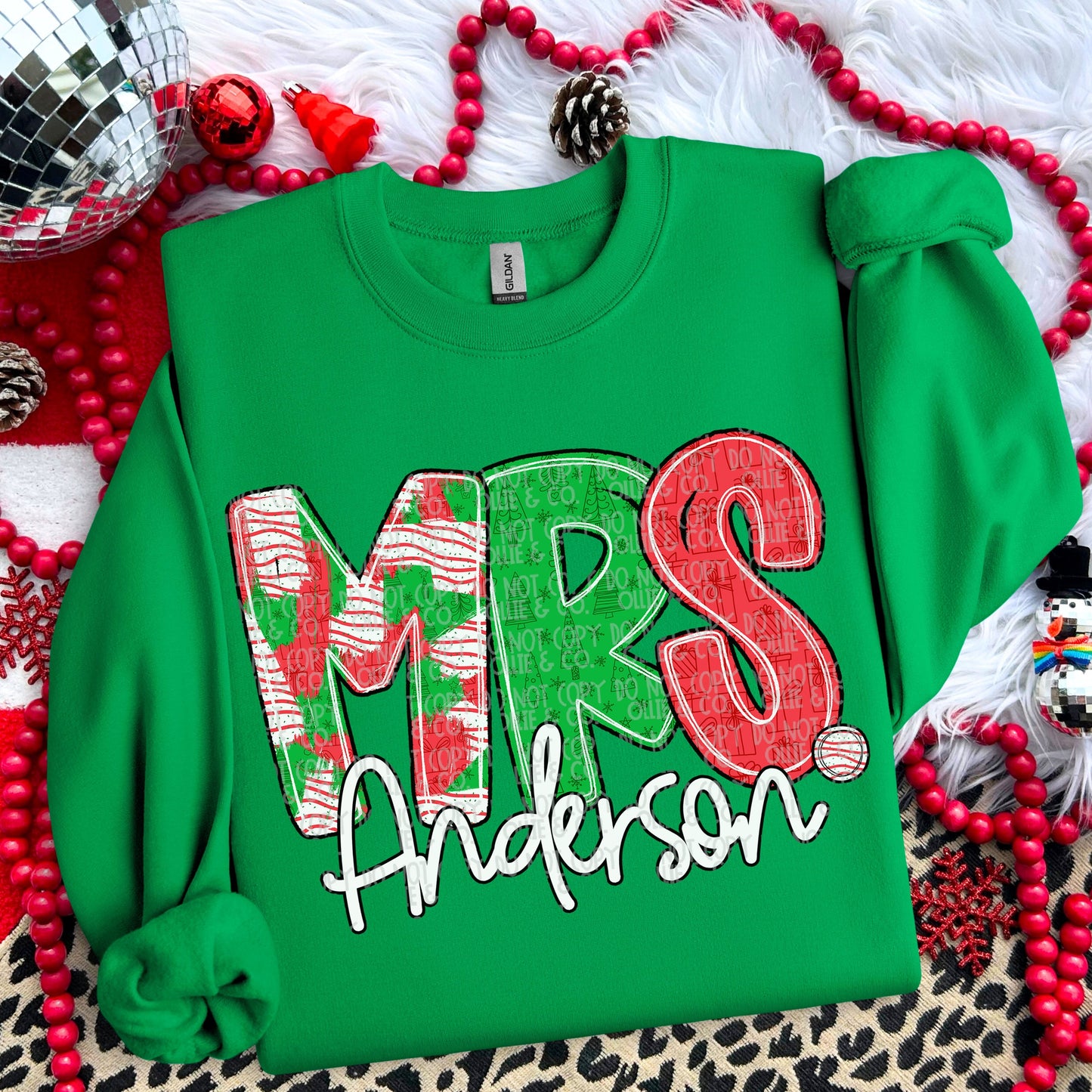 Hand Lettered Christmas Names *Ollie & Co. Exclusive* Tee